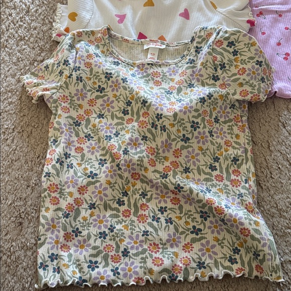 Colorful Ribbed T-Shirts Set - Picture 6 of 8